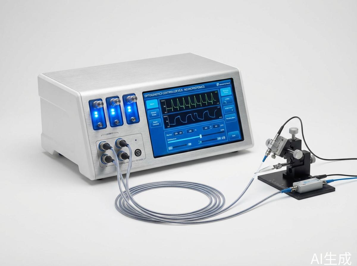 超分辨离体光遗传系统